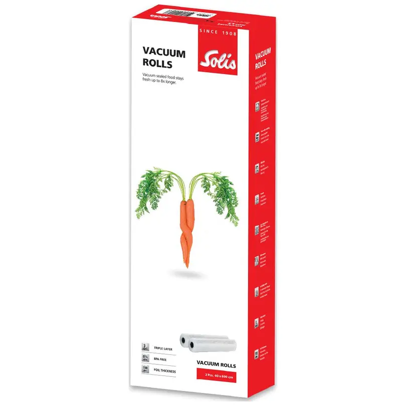 Frischhaltebeutel 2er-Set Vakuumierfolie