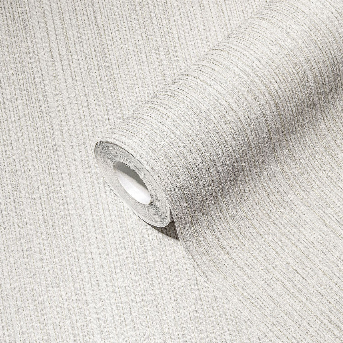 A.S. Création behang effen wit, grijs en goud - 53 cm x 10.05 m - AS-388194