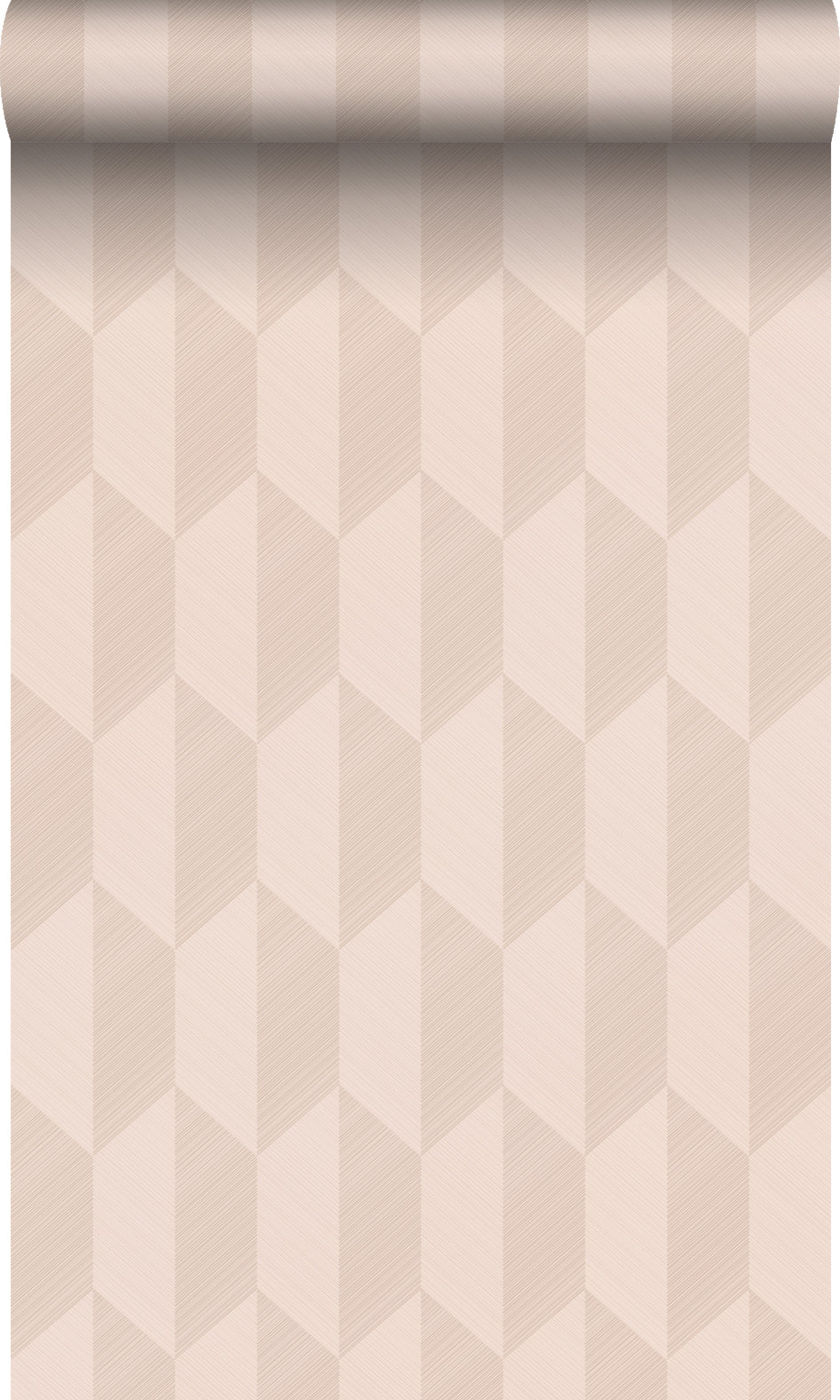 Origin Wallcoverings behang 3D-motief zacht roze - 50 x 900 cm - 348031
