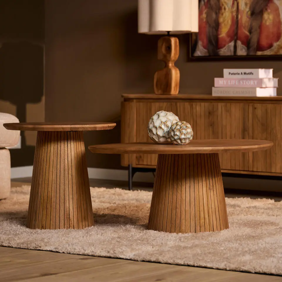 StarFurn - Salontafel Solana ?50 cm - naturel