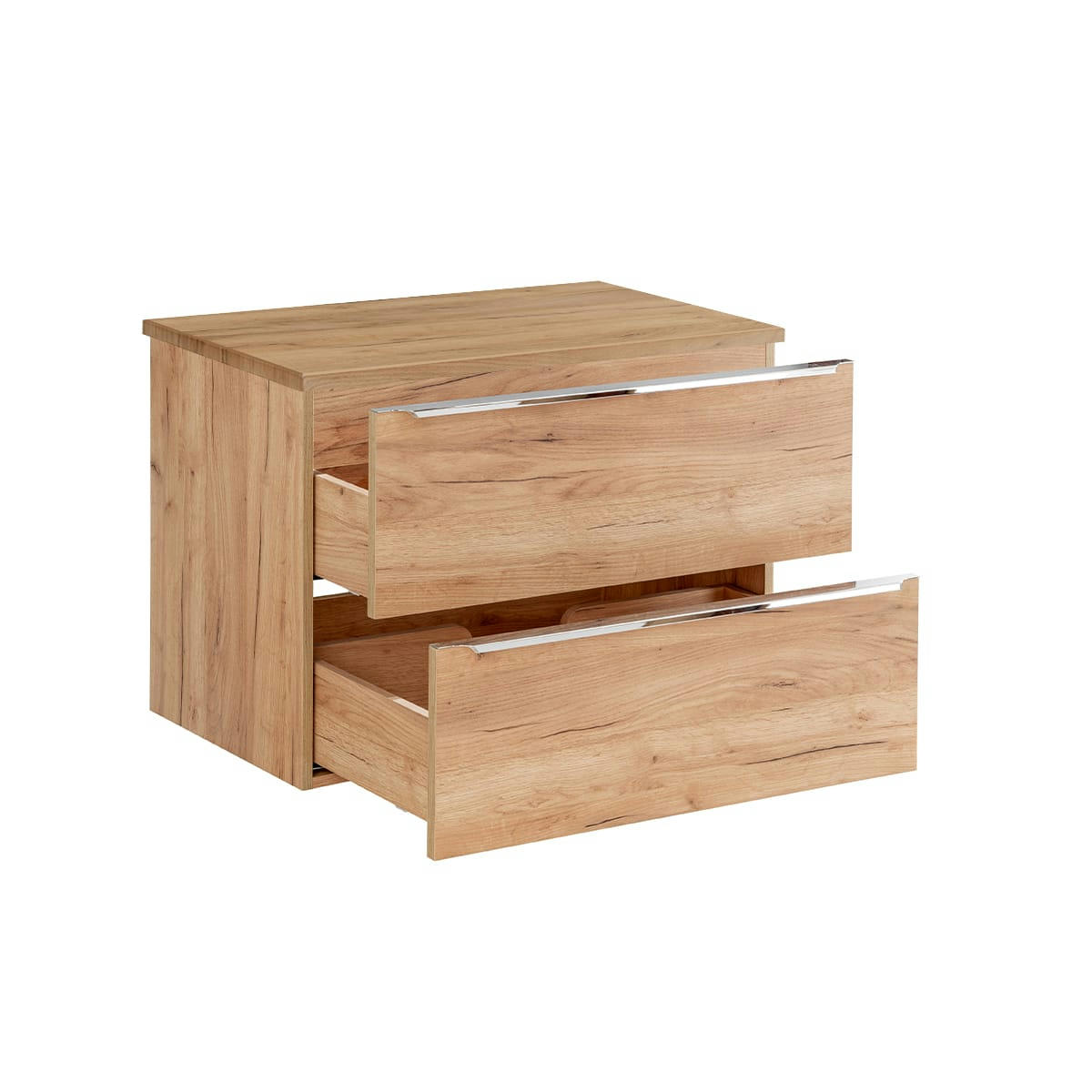 - Meuble sous-vasque 80cm plan de toilette naturel