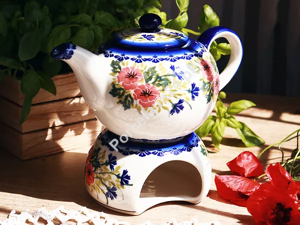 Czajnik 1,5 L Bolesławiec - Maki Smolińskiej gat. I