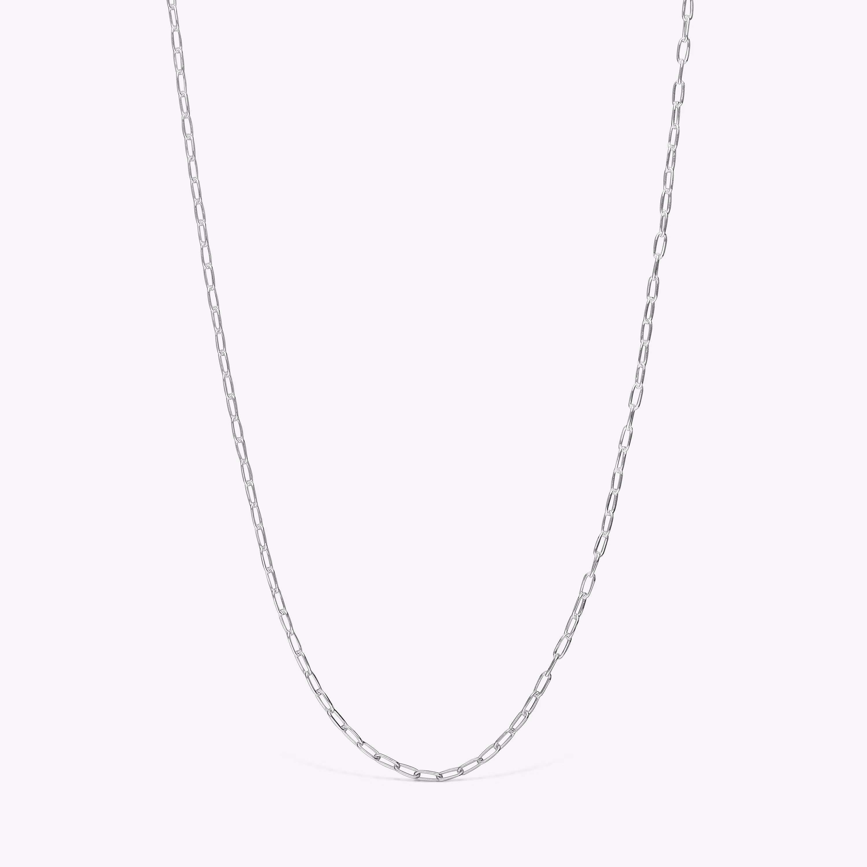 Gargantilla de plata con anillas ovales 50 cm TOUS Basics