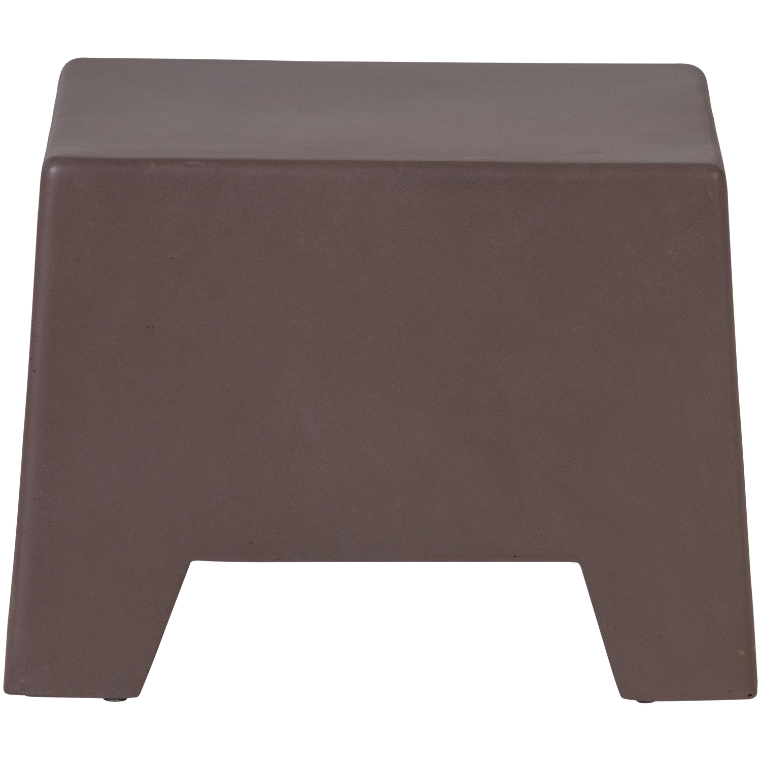 WOOOD bijzettafel laag Zina - Cement - Bruin - 36x50x50
