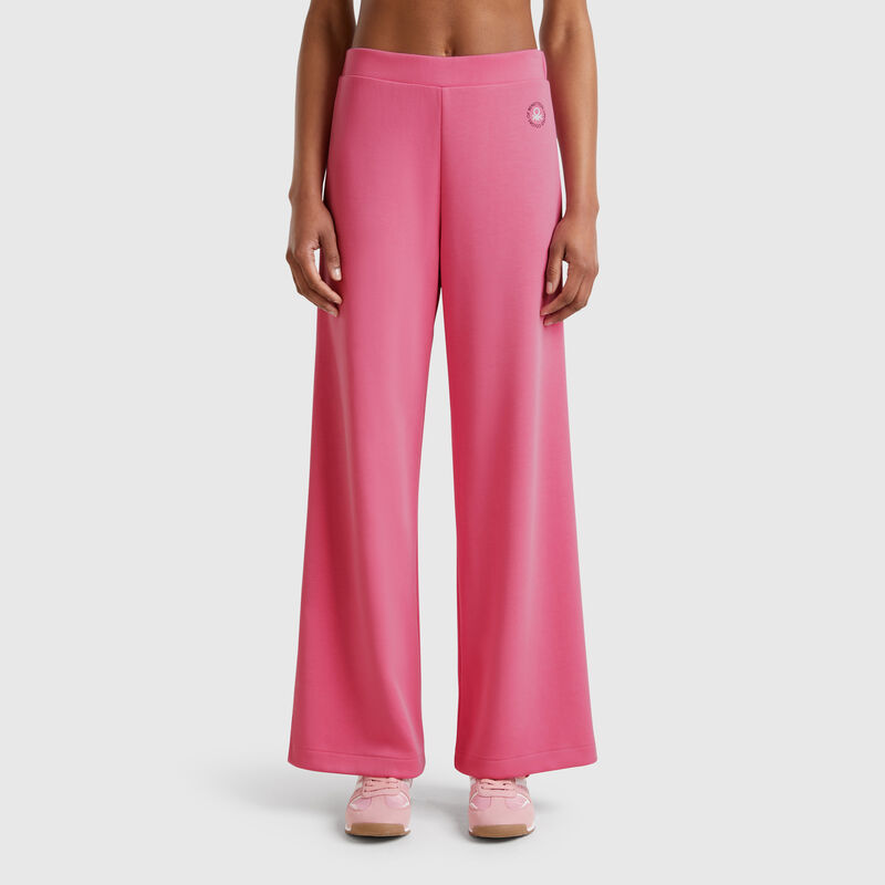 Wide trousers in MODAL