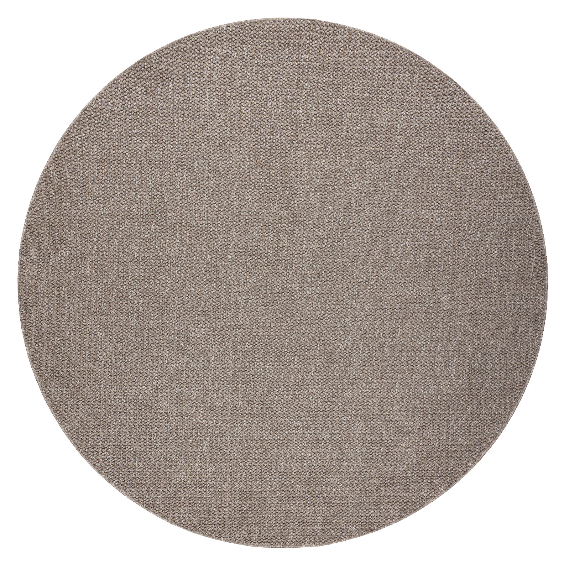 Dywan CASABLANCA LOOP brązowy pętelkowy, miękki koło 80 cm