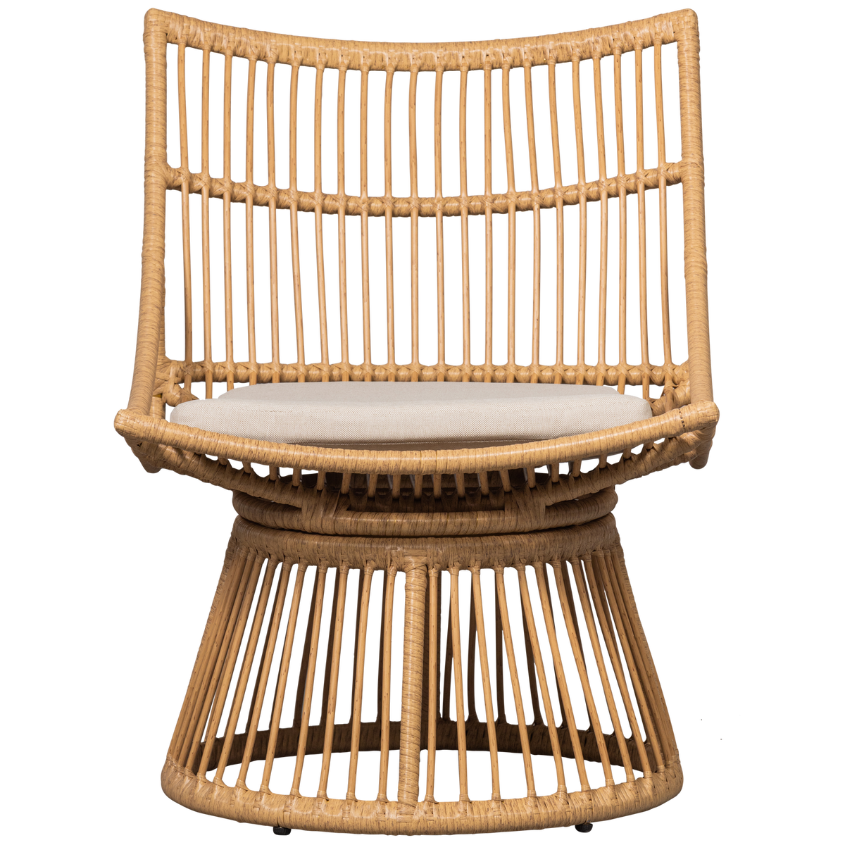 WOOOD fauteuil Alatna - Wicker - Naturel - 80x64x53