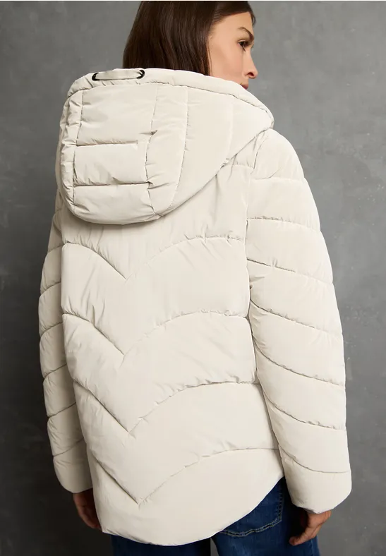 Jacke mit Wellen-Steppung