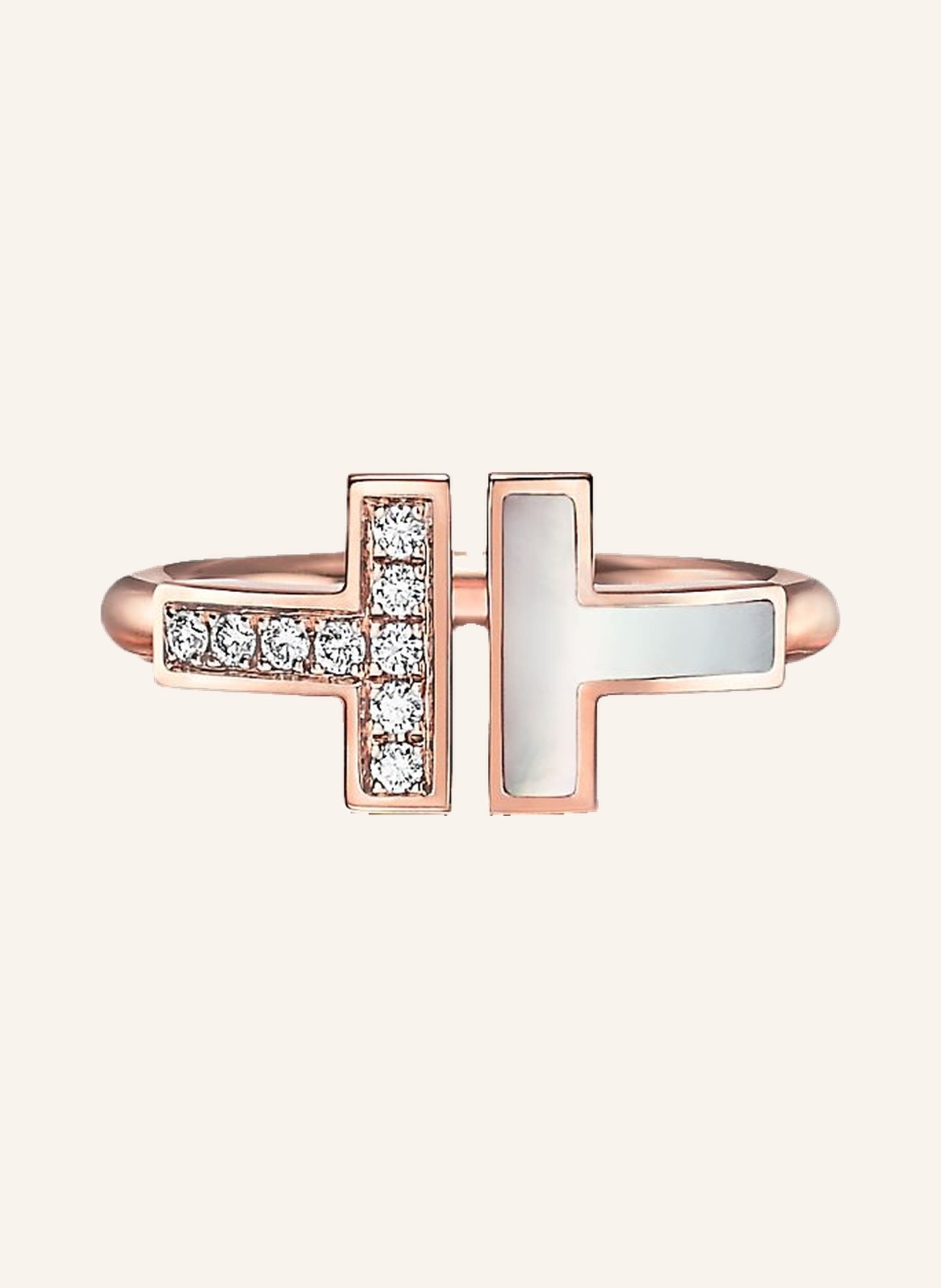 TIFFANY & Co. Ring TIFFANY T WIRE aus 18 Karat Roségold