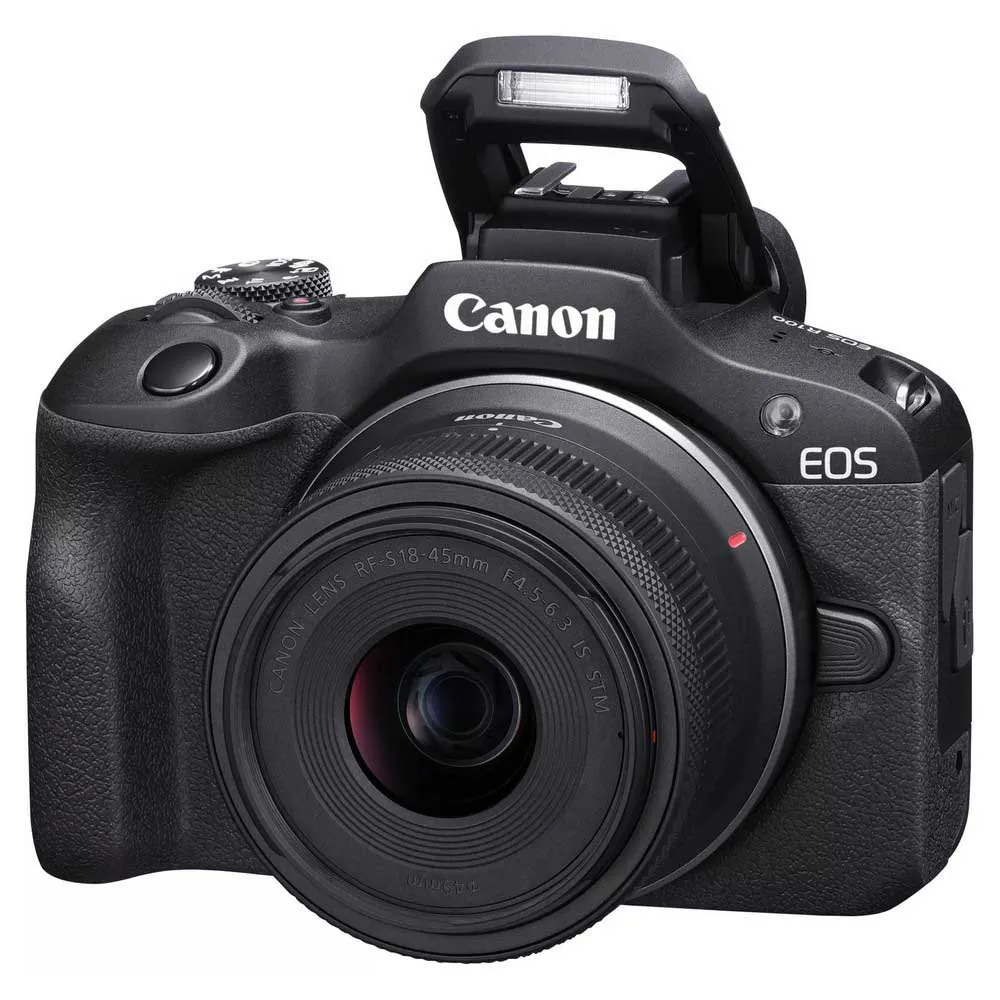 Canon EOS R100  RF-S 18-45 mm compact camera