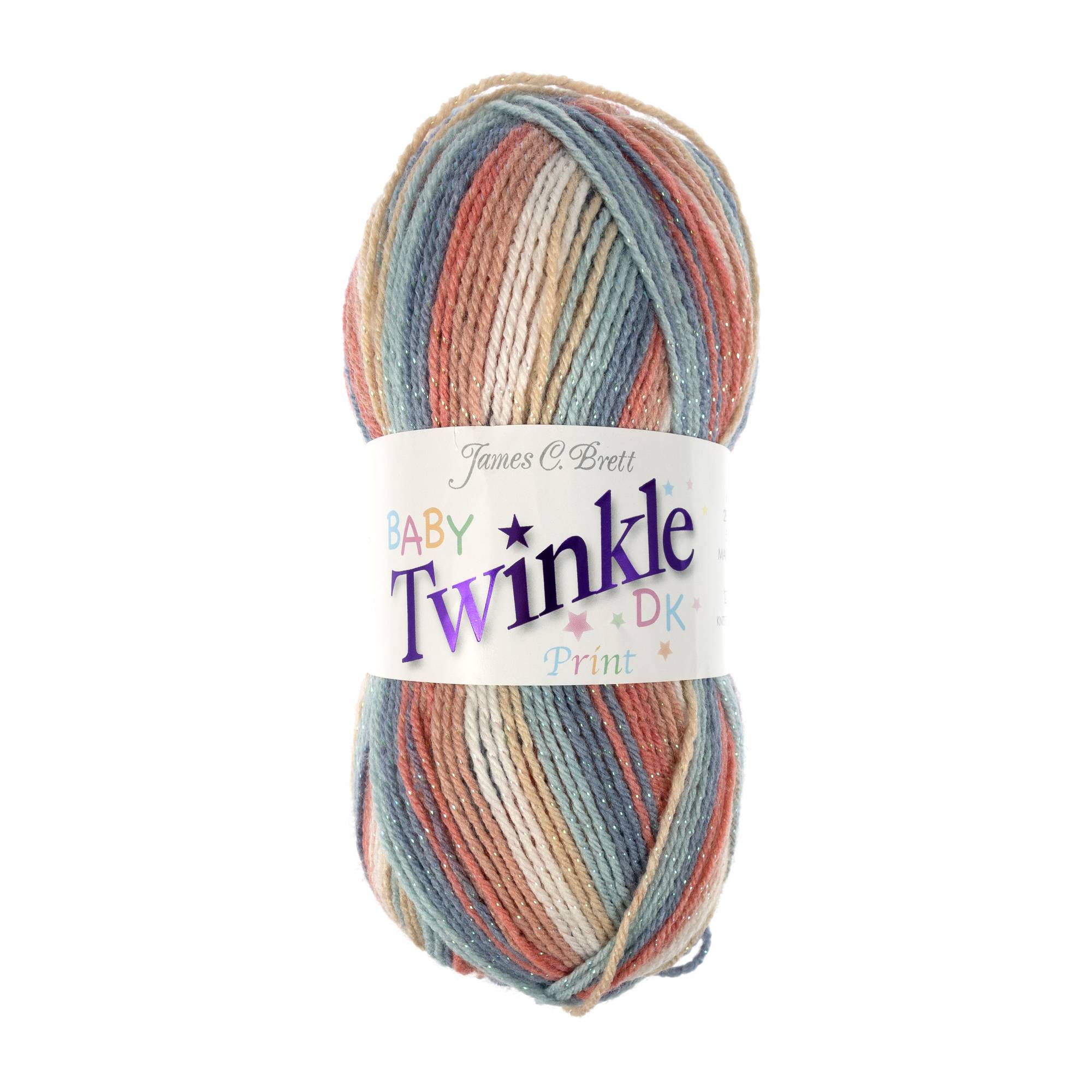 James C Brett Peach Melba Twinkle DK Yarn 100g