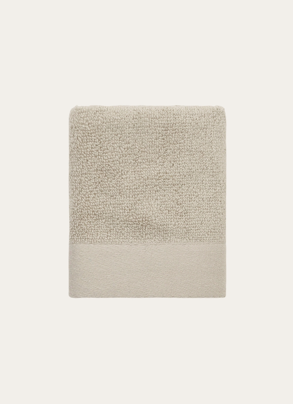 SERVIETTE INVITÉ COTON MOELLEUX ZÉRO TORSION GREGE