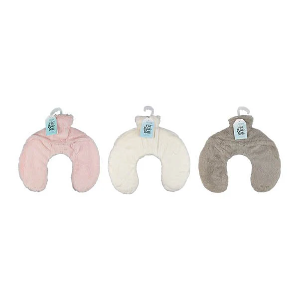 Hot Water Bottle Faux Fur Neck Warmer