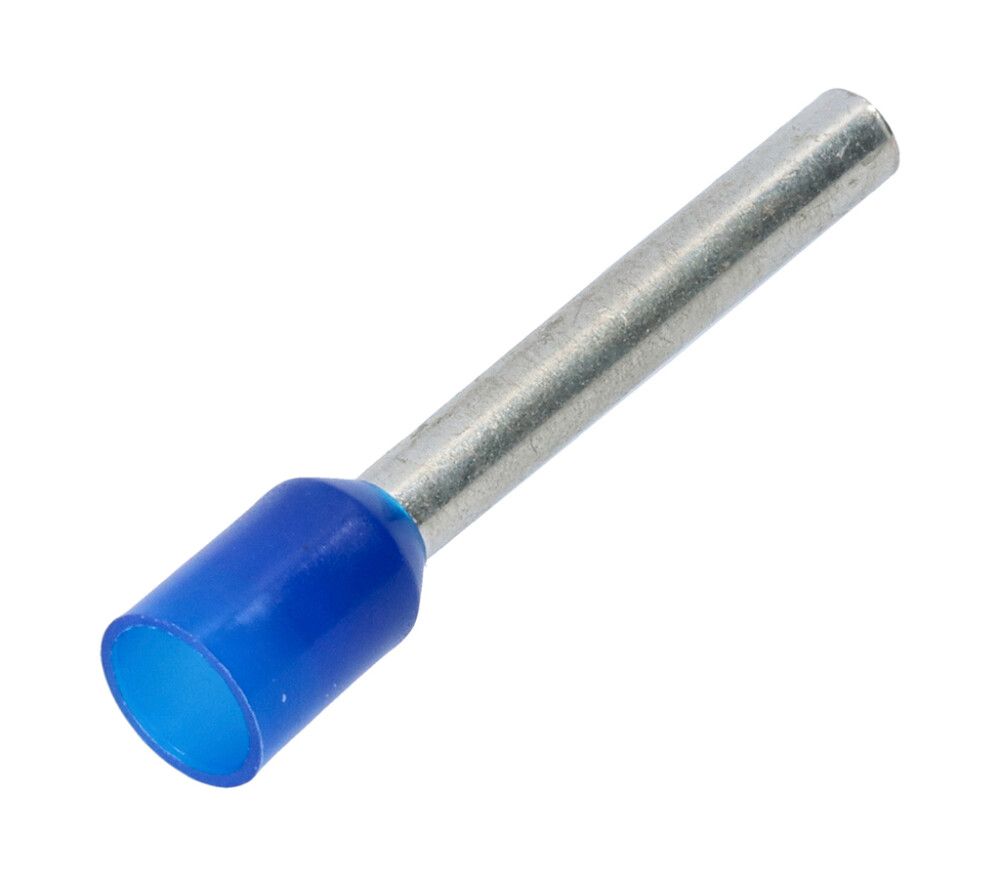 ENDEHYLSE NEMIQ ISOLERT 2.5MM2-8 BLÅ