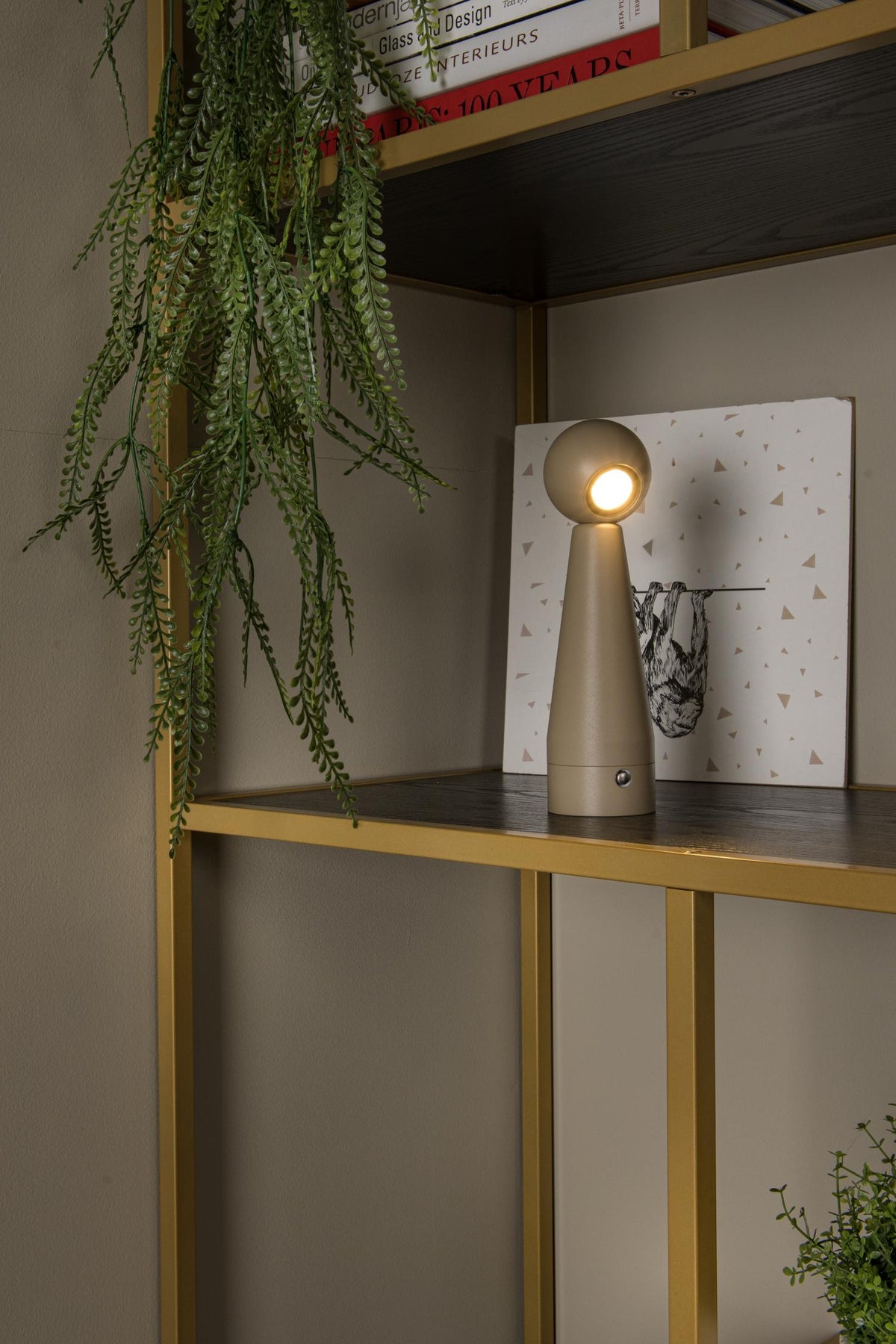 Lucide tafellamp IPSOS - Geïntegreerde LED - Taupe