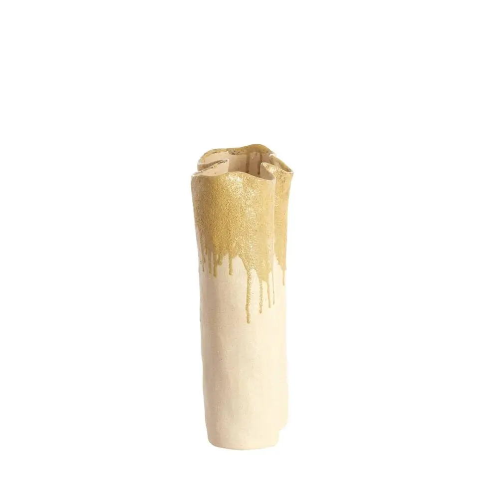 Vaas Flovilla - Wit - 26x14x40cm