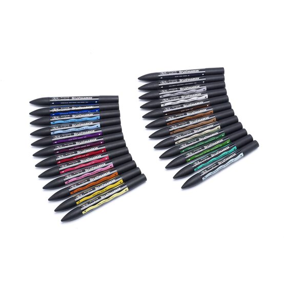 Winsor & Newton Brushmarker Student Set 25 Pieces