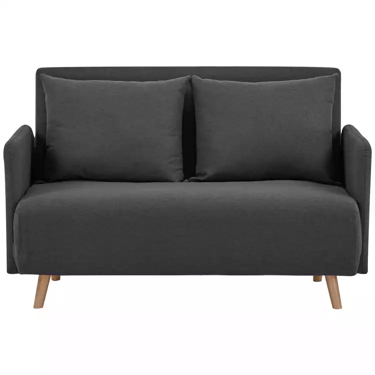 Habitat Alex Fabric Small Double Sofa Bed - Charcoal