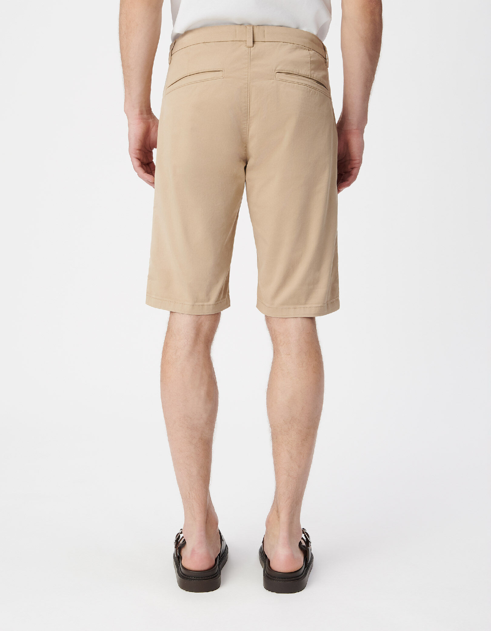 Bermuda CHINO TAPERED sable Homme