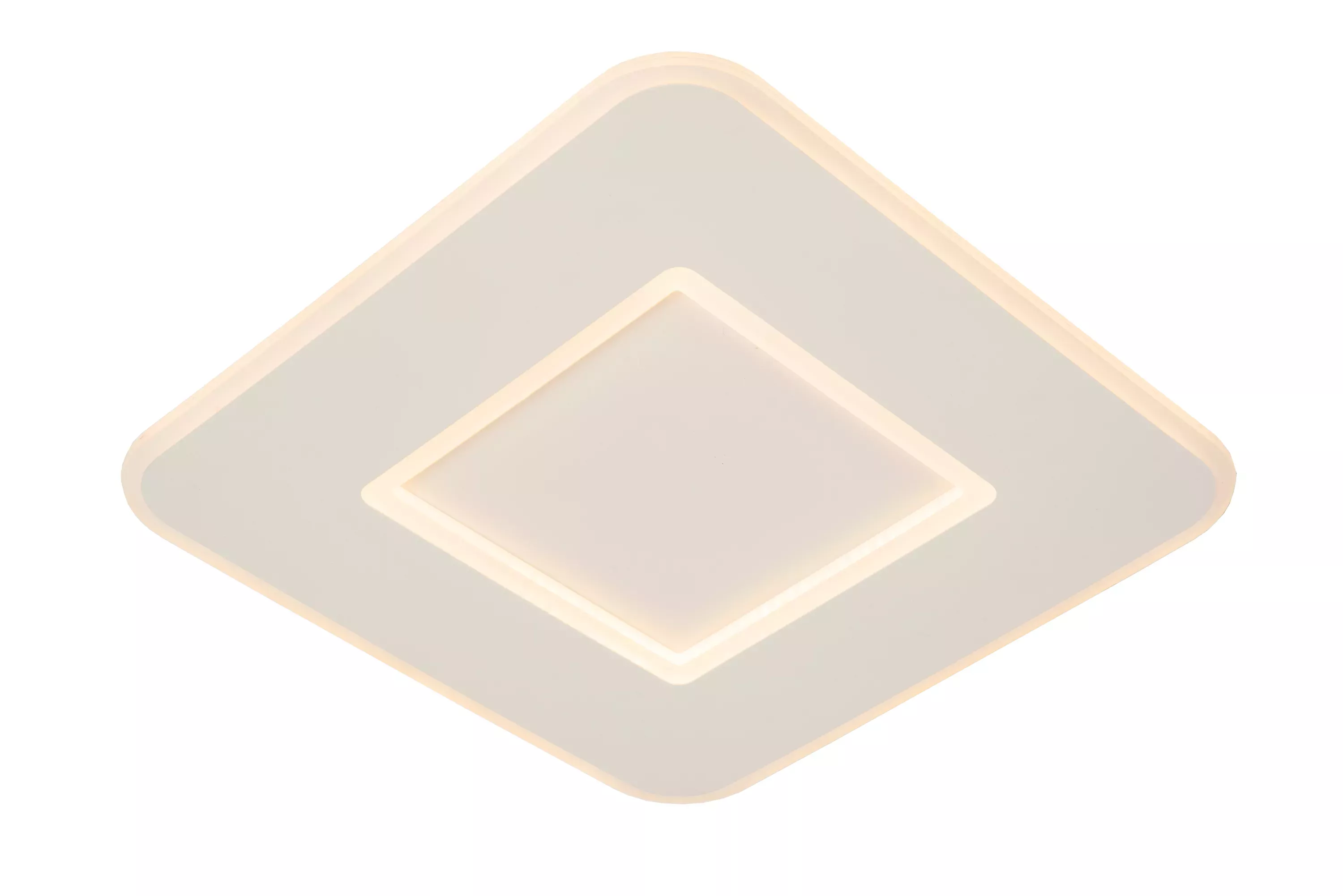 Plafon AXELLEkwadratowy biały LED 1x24W 39,4cm 1200lm IP20 Lucide