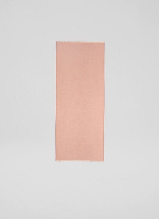 Sutton Pink Modal-Wool Blend Scarf