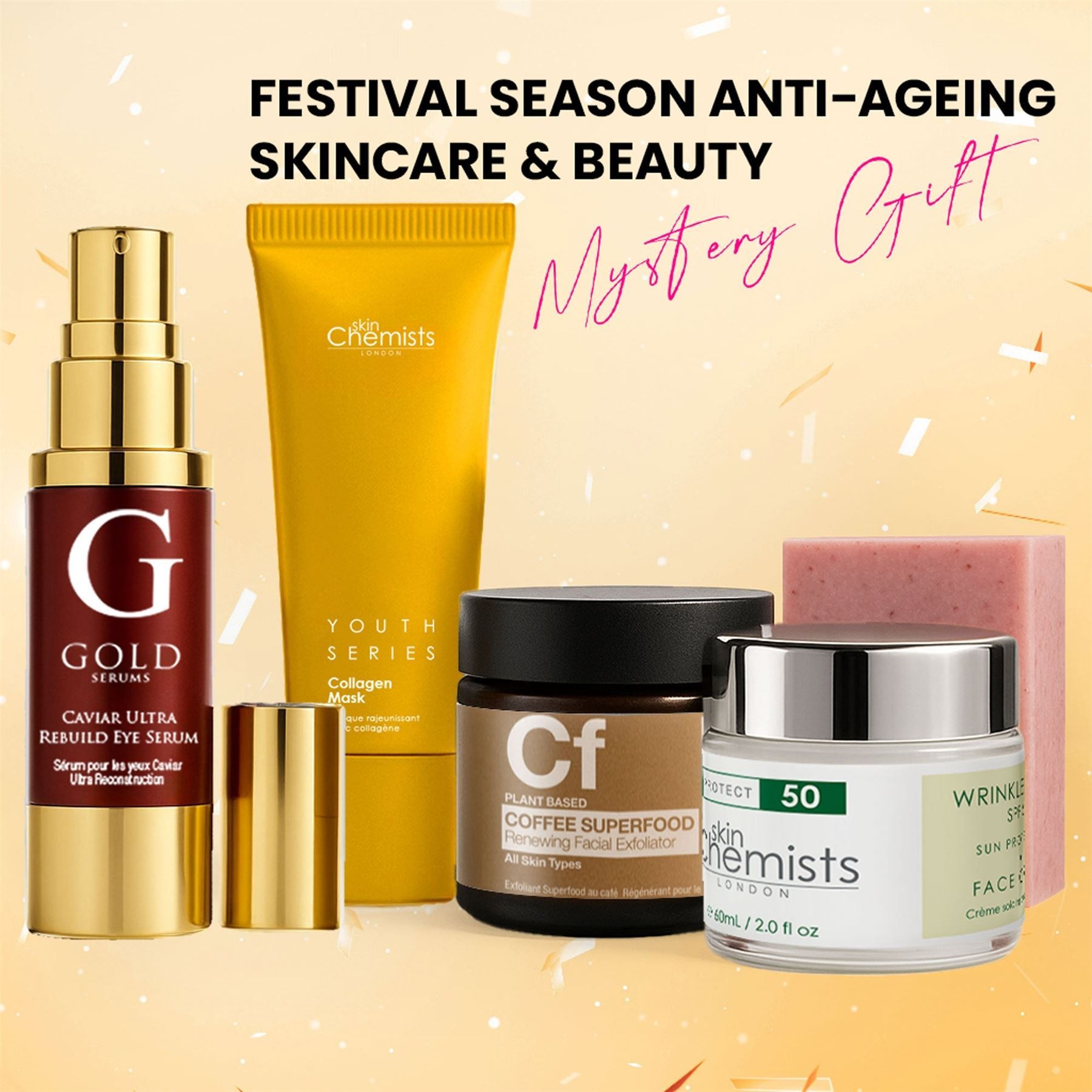 skinChemists professional Festival Season Anti-Ageing Skincare & Beauty Mystery Box