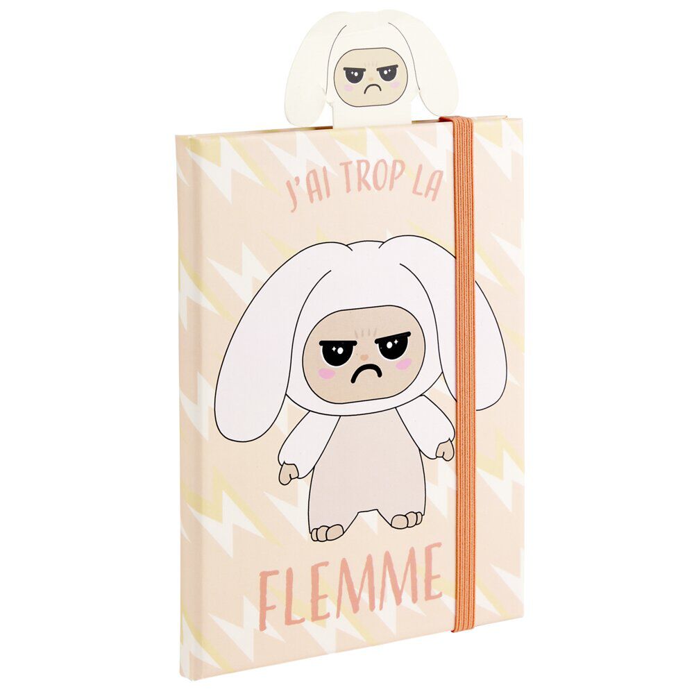 Carnet en papier A6 Gromimis J'ai trop la flemme 11x15cm
