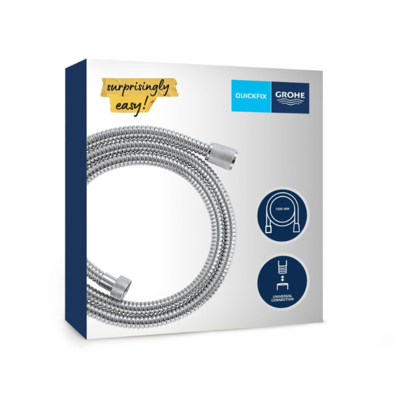 Flexible de douche VitalioFlex chrome 1,5 m GROHE