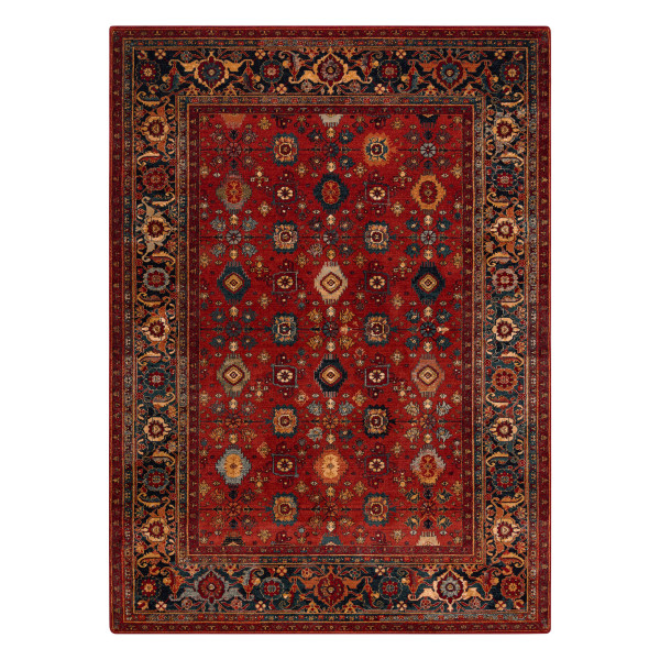 Dywan wełniany OMEGA PARILLO ramka rubin 170x235 cm