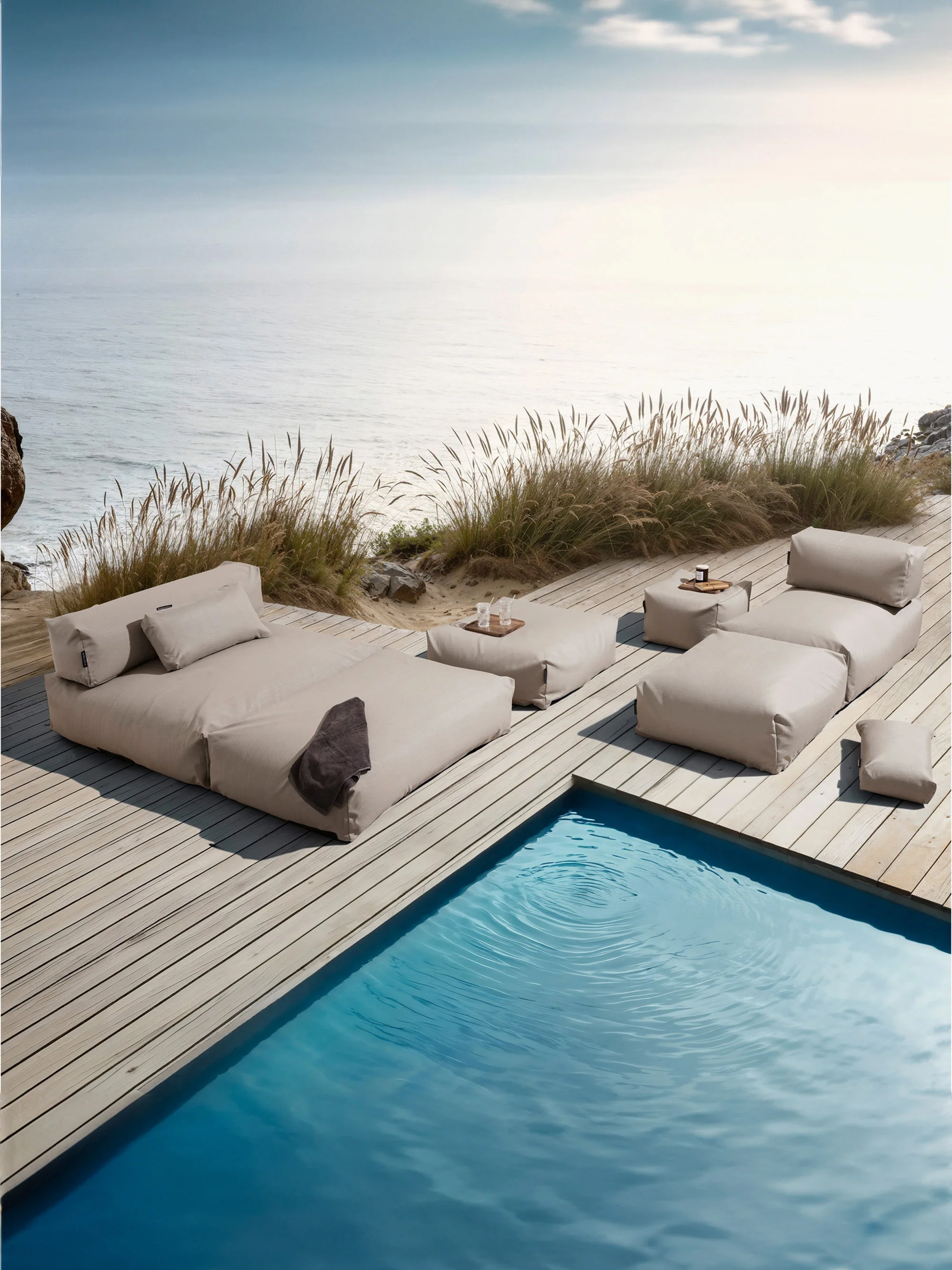 Outdoor-Pouf Large