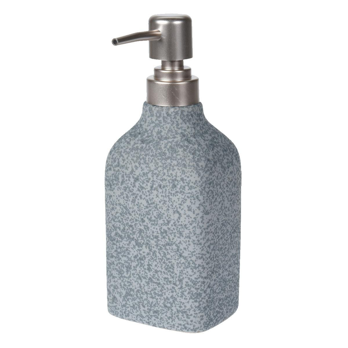 Ceramiczny dozownik mydła 260 ml szary elegancki