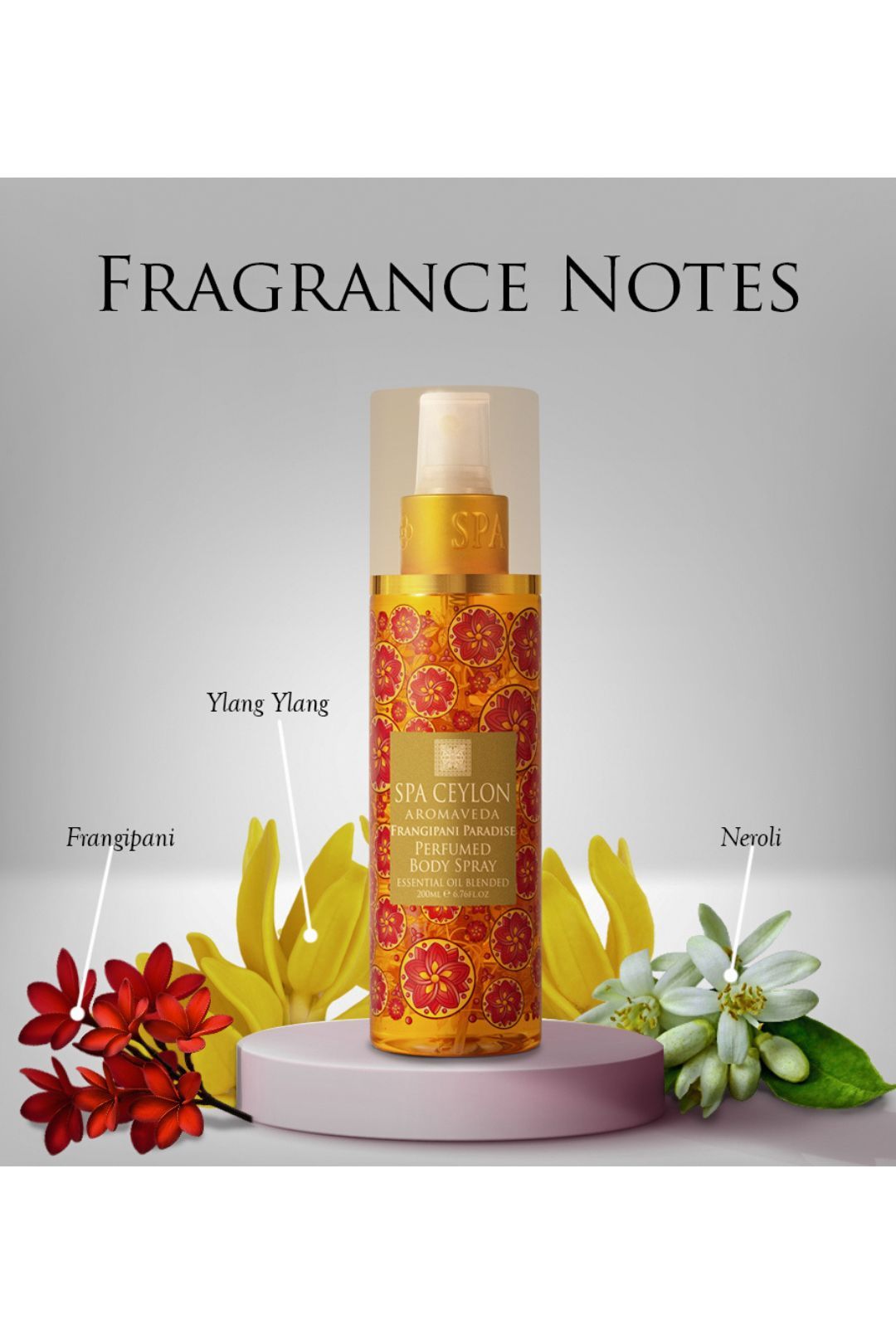 Spa Ceylon Frangipani Paradise - Body Spray -200ml