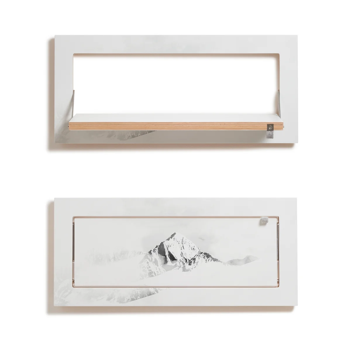 Ambivalenz - Fläpps Motiv-Regal, 1 Regalboden, 60 x 27 cm, Snowdreamer by Monika Strigel