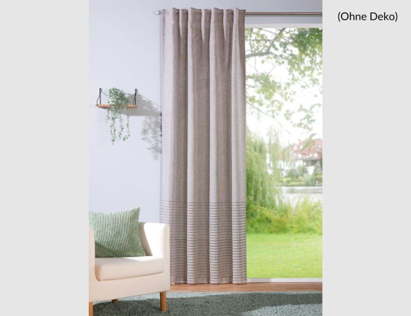 Verdeckte Schlaufe Zinia Taupe