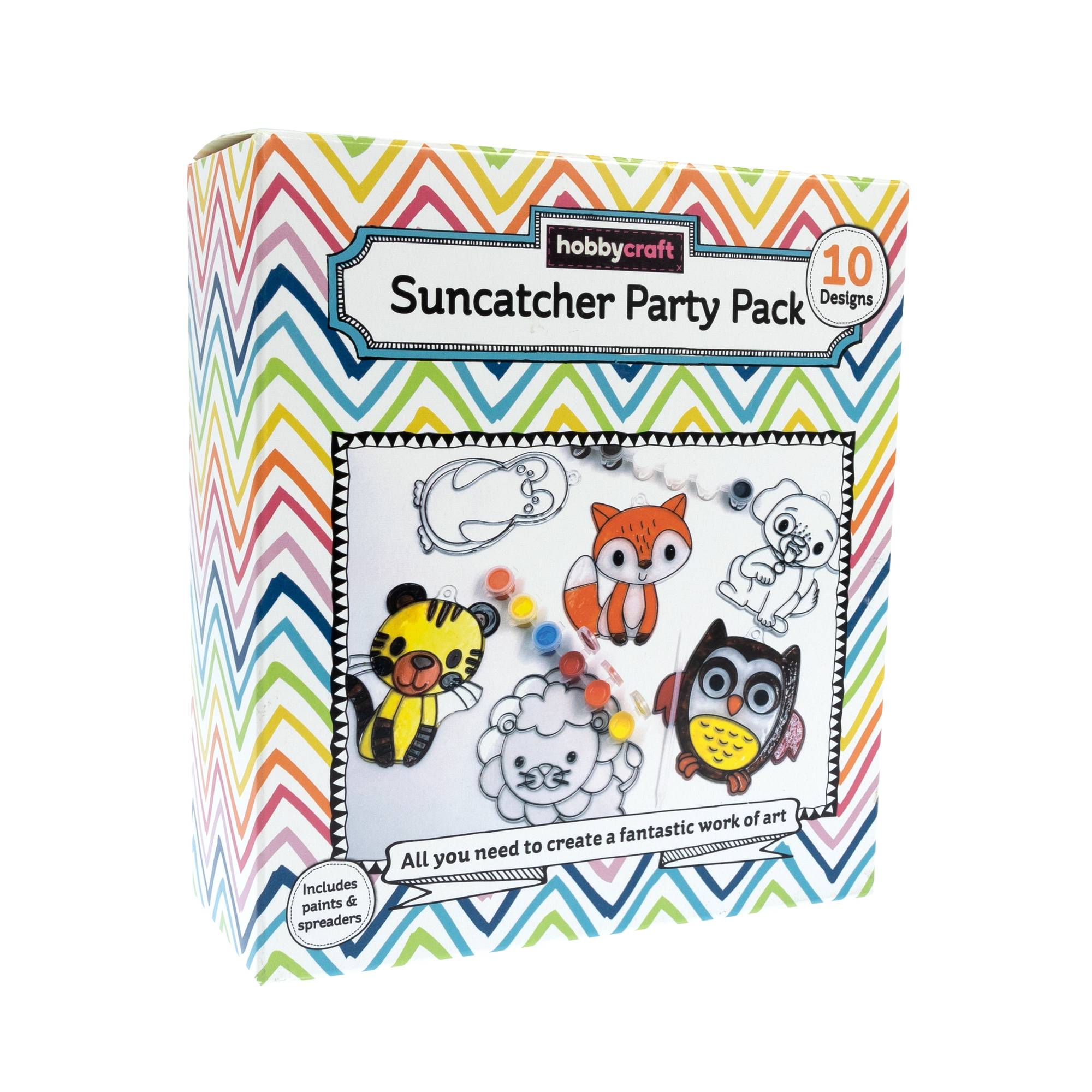 Animal Plastic Suncatchers 10 Pack