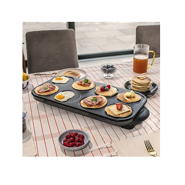 Crêpière 1500w 12 cm multi crêpes Livoo DOC186G maxi crêpes party