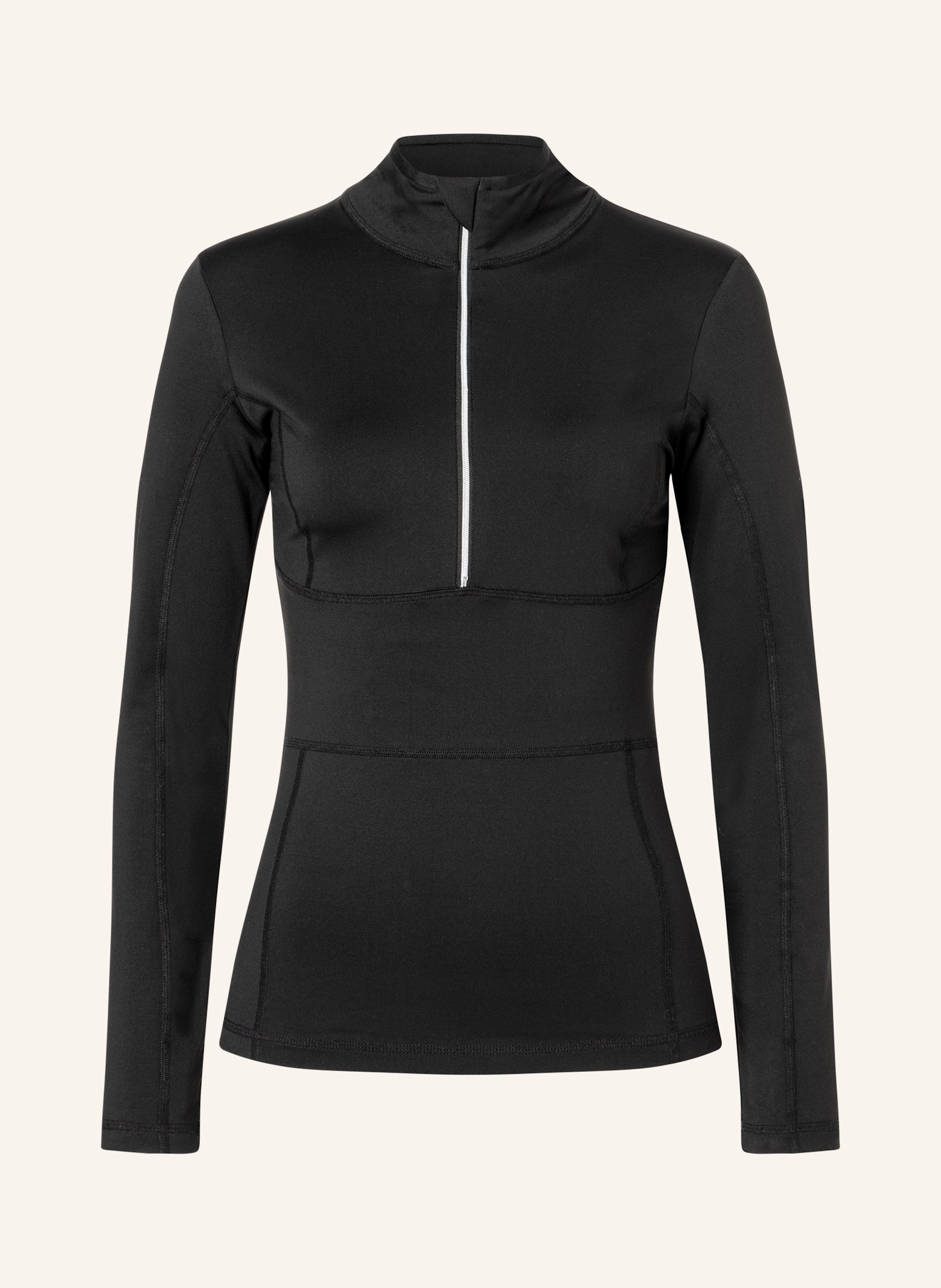 JET SET Langarm Zip Hemd GINGER