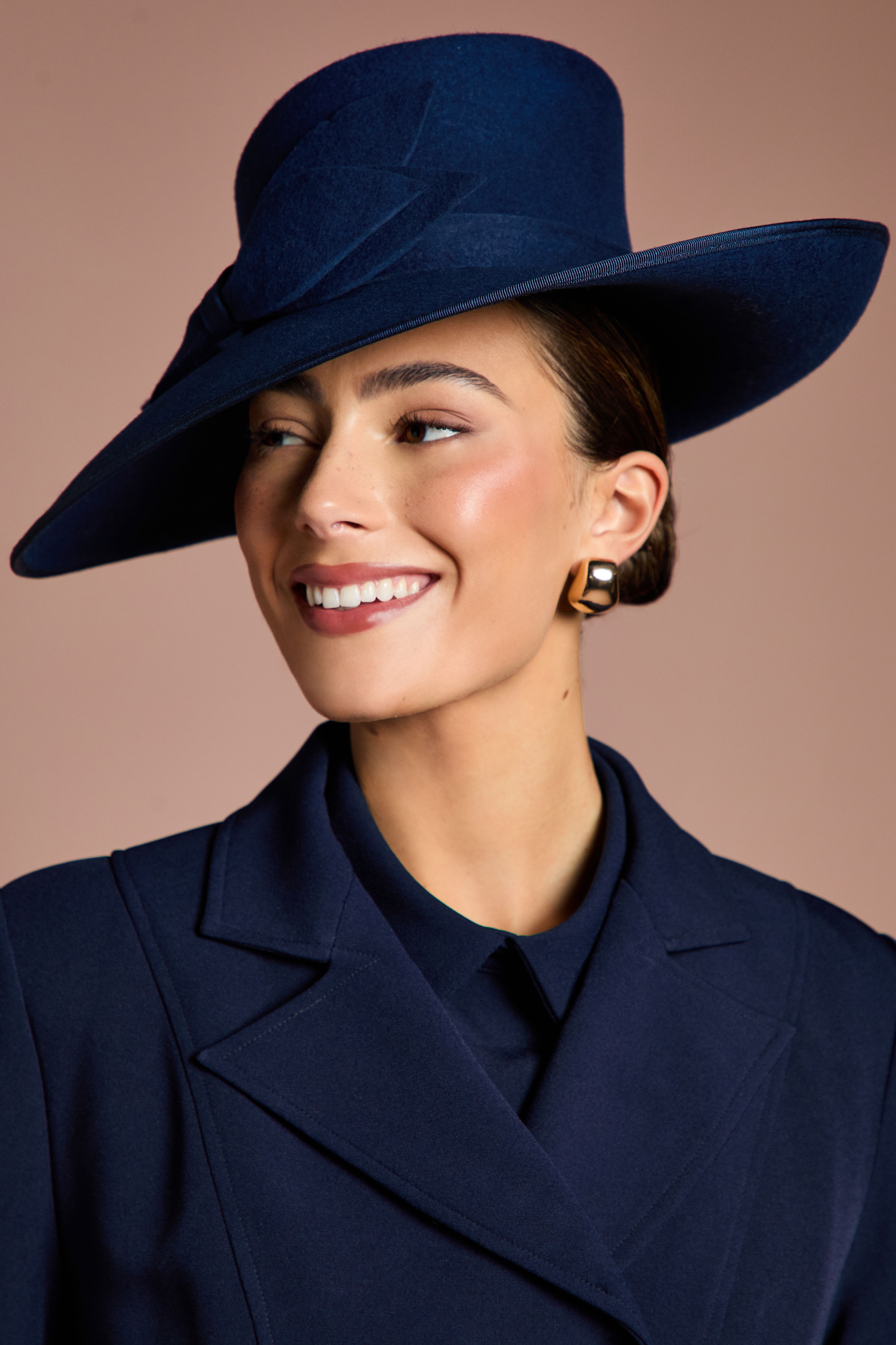 Coast Lisa Tan Bow Detail Fedora