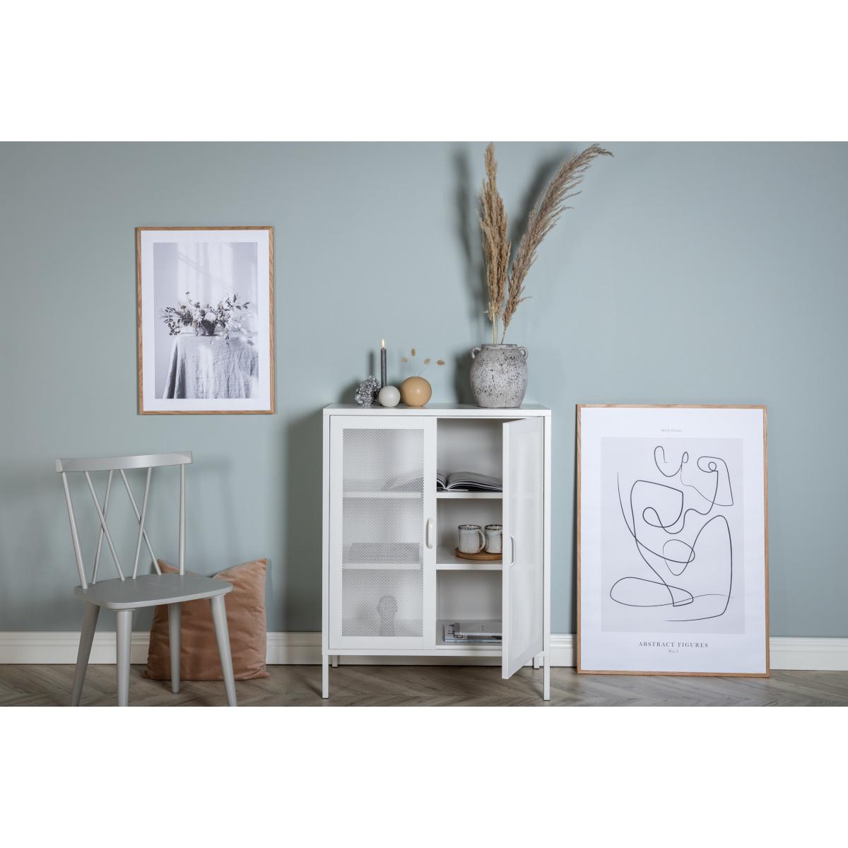 Svea - Zivo dressoir - 80 cm - wit