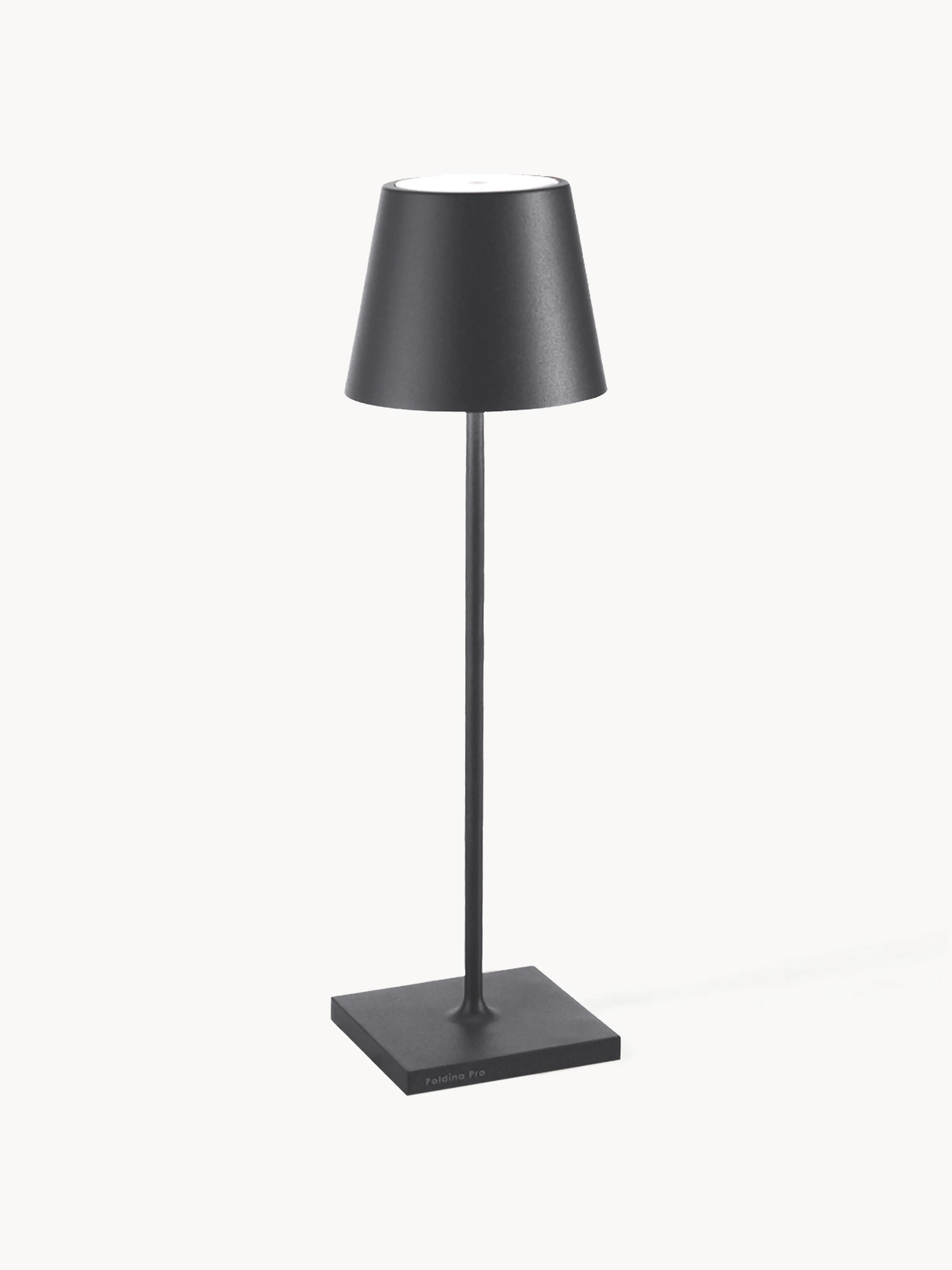 Mobile LED-Tischlampe Poldina Pro, dimmbar
