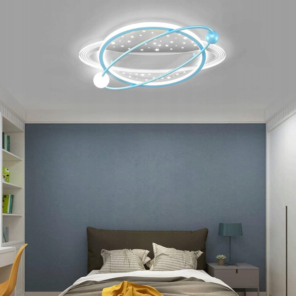 Lampa sufitowa dziecięca żyrandol LED samolot chmura delfin kosmos nowość