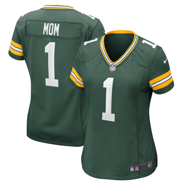 Number 1 Mom Green Bay Packers Nike Women's Game Jersey - Green
