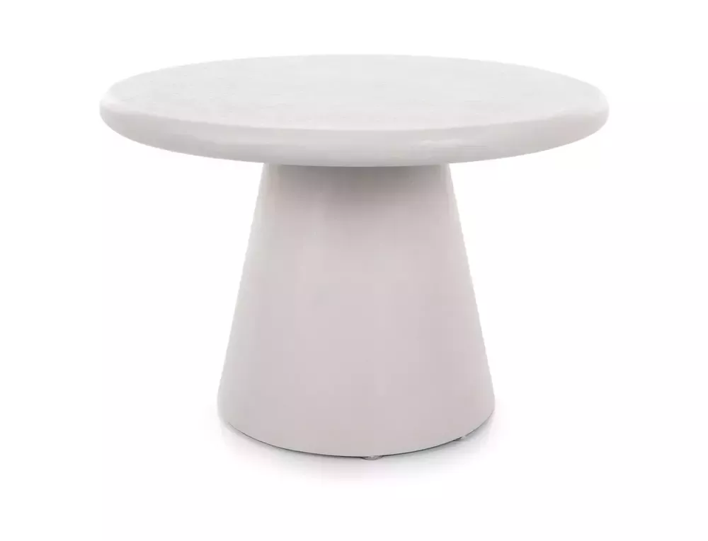 Ława okrągła AURORA 60 cm jasno szara