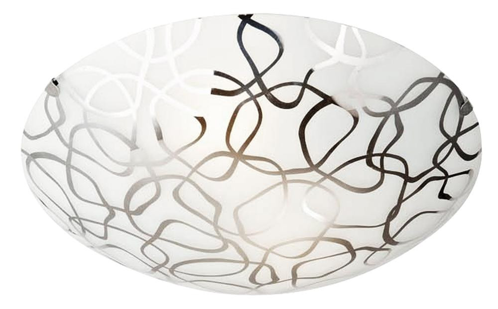 Plafonchromowany czarny okrągły 30cm GALEO 1xE27x40W IP20 Candellux