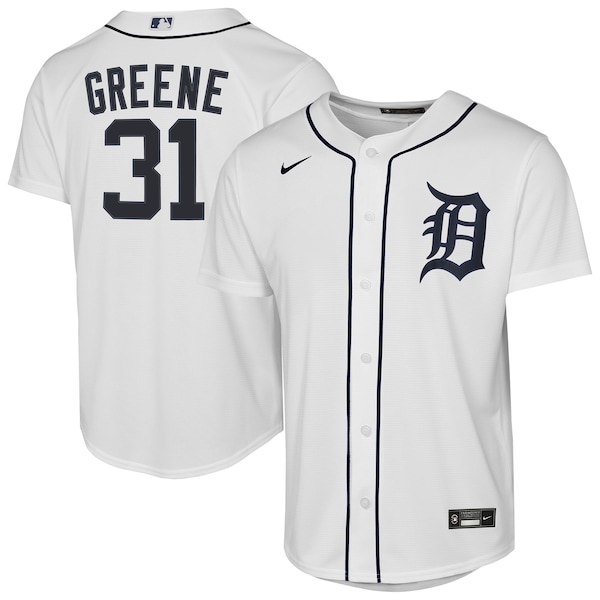 Riley Greene Detroit Tigers Nike Youth Home Replica Player Jersey - White