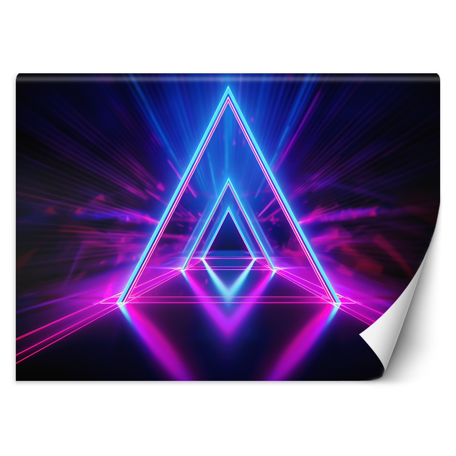 Feeby Fototapeta, Neonowy tunel abstrakcja 150x105