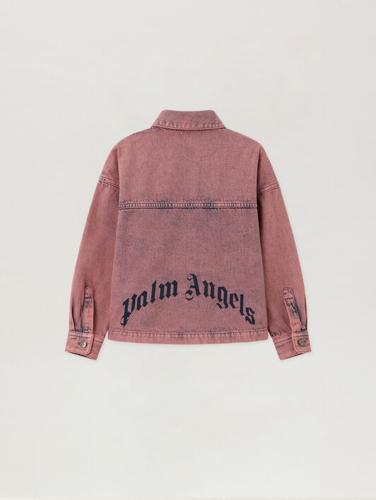 Overdye Denim Crop Shirt