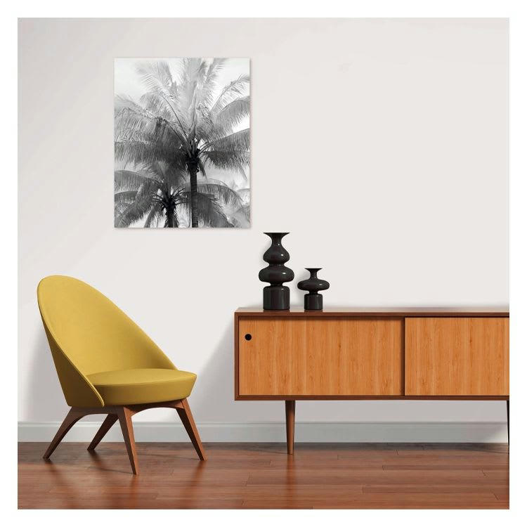 PLAYA - Poster en papier noir et blanc 40x50 cm