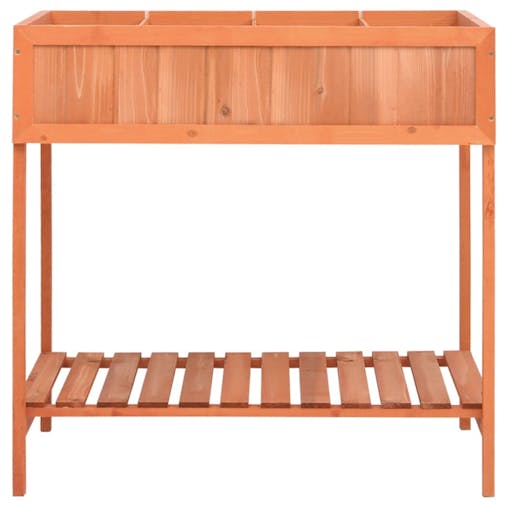 NNEVL Herb Planter 80x60x80 cm Solid Firwood