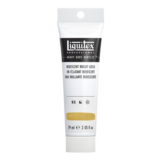 Liquitex Professional Iridescent Bright Gold Heavy Body Acrylic 59ml